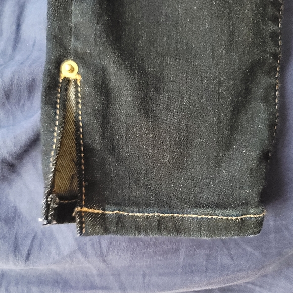 Navy Blue Frame Denim Jeans - Picture 16 of 16